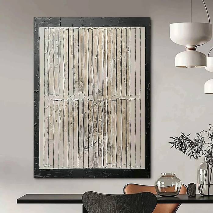 Neutral_Abstract_Minimal_Textured_Striped_Artwork_FK33K wall art